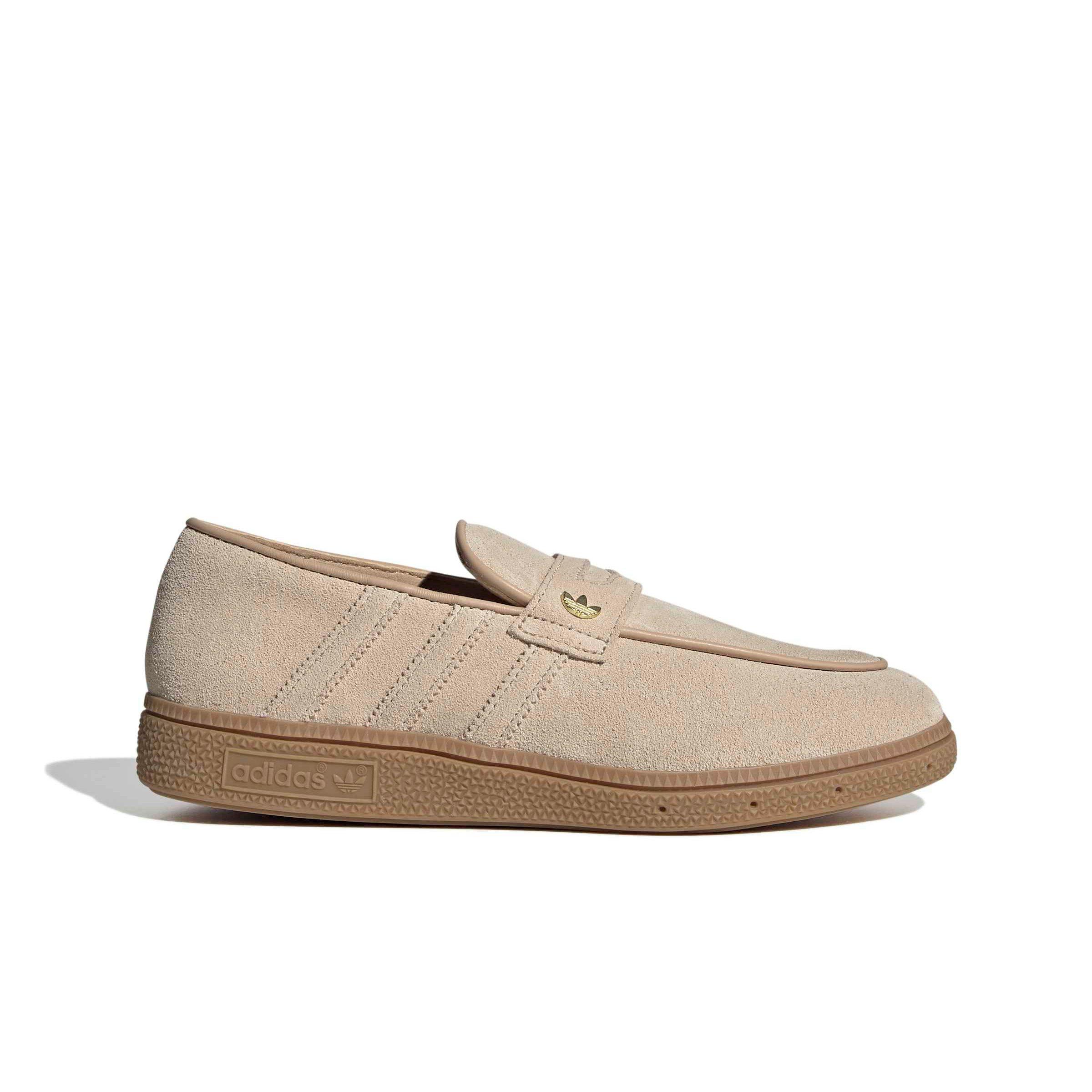 adidas Originals Handball Spezial Loafer "Magic Beige/Magic Beige/Gum 4" Women's Shoe - BEIGE/BEIGE/GUM